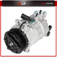 AC A/C Compressor And Clutch For Volkswagen Jetta Passat Beetle 2016-17