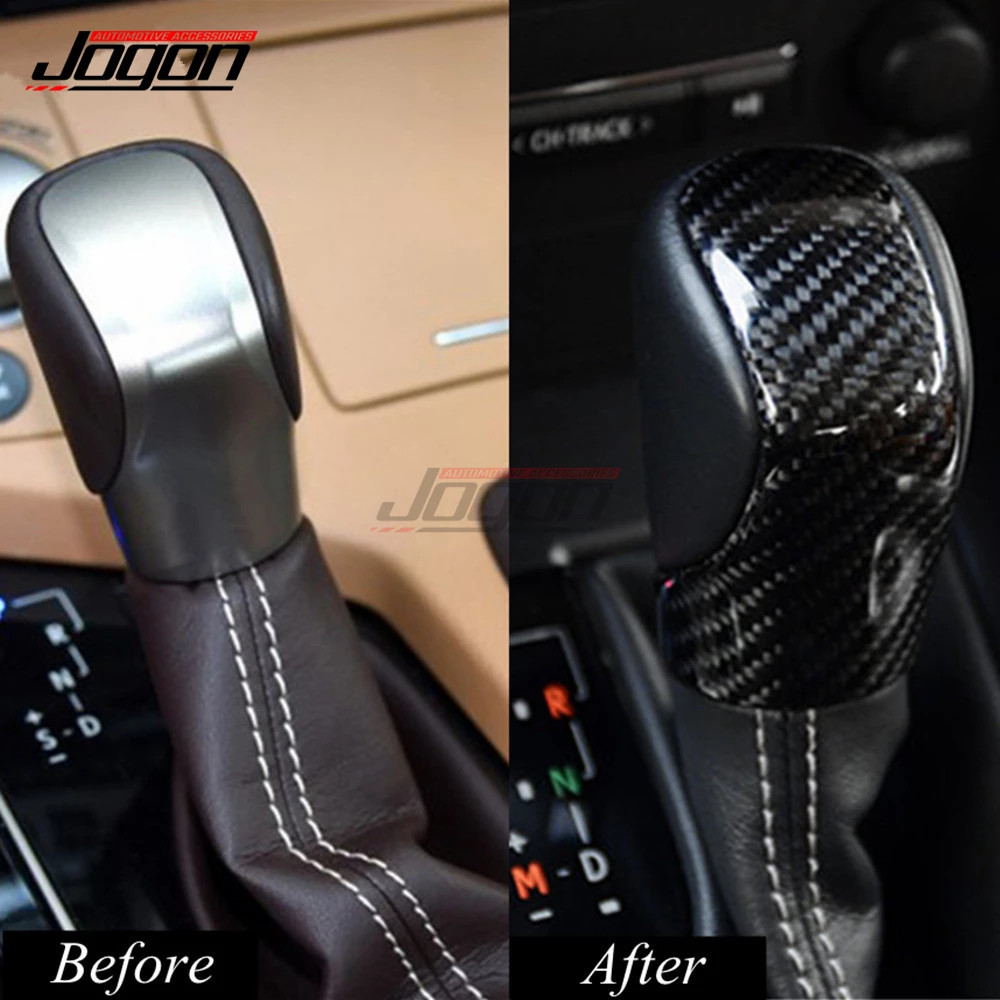 For Lexus RC200t RC300 RC350 2014-2025 Real Carbon Console Gear Shift Knob Cover
