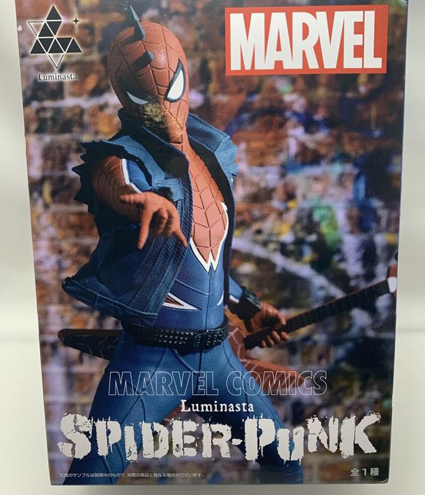 Japan Authentic Marvel Comics Luminasta Spider-Punk Figure | eBay