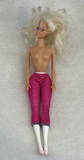 Vintage 1966 Twist  N Turn TNT Barbie Doll Blonde Hair Blue Eyes Pink Pants