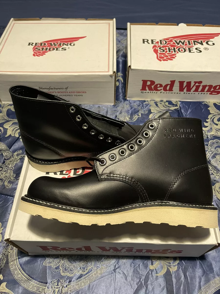 Red Wing Shoes 7.5 D Round Toes 04665 Fragment Collab