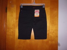 NEW BOY'S "WRANGLER" BLACK " SHORTS w/ ADJUSTABLE WAIST BELT LOOPS
