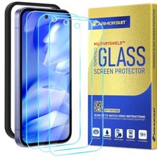  3-Pack Armorsuit MilitaryShield Tempered Glass for Google Pixel 9a 2025 