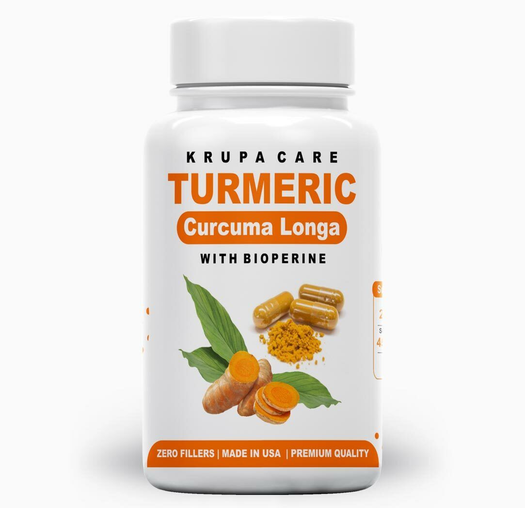 Organic Turmeric Curcumin 500mg with Bioperine 90 Cap antioxidan