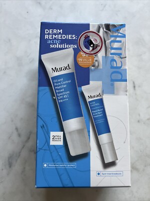 NEW Murad Oil And Pore Control Mattifier SPF 45 Acne Spot Treatment Solutions