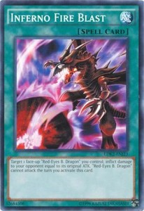 Inferno Fire Blast - LDK2-ENJ23 - Common - Unlimited Edition x3 - Near Mint