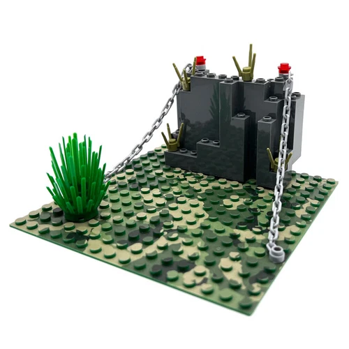MOC Military WWII Modern Street Army Battle View Baseplate Weapon Bricks Set DIY - Picture 43 of 44