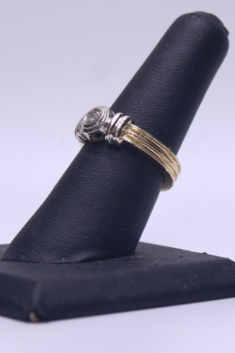 Anillo solitario de diamantes de 14 k (0,25 quilates T.W.) 5,9 g Talla: 6,5 (SGP005246) - Imagen 3 de 6