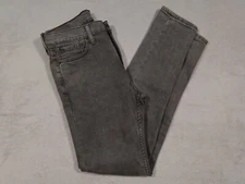 Levi Strauss and Co 510 Mens 30x32 Gray Denim Straight Regular Fit Jeans Pants