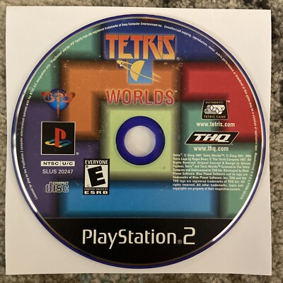 Tetris Worlds Sur PS2 - Complet (CIB) - Version FR/GB - Bon état - Livraison Offerte Dès 30€