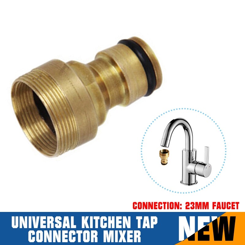 Universal Kitchen Tap Thread Connector Mixer Garden Hose Adaptor Faucet ...