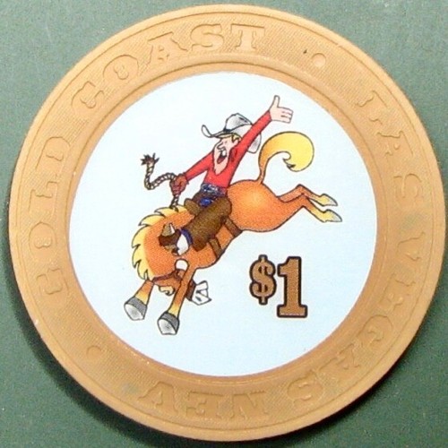 Gold Coast. $1 Casino Chip. Las Vegas, NV. Z87.