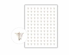 Church Cross Planner Journal Stickers, Round