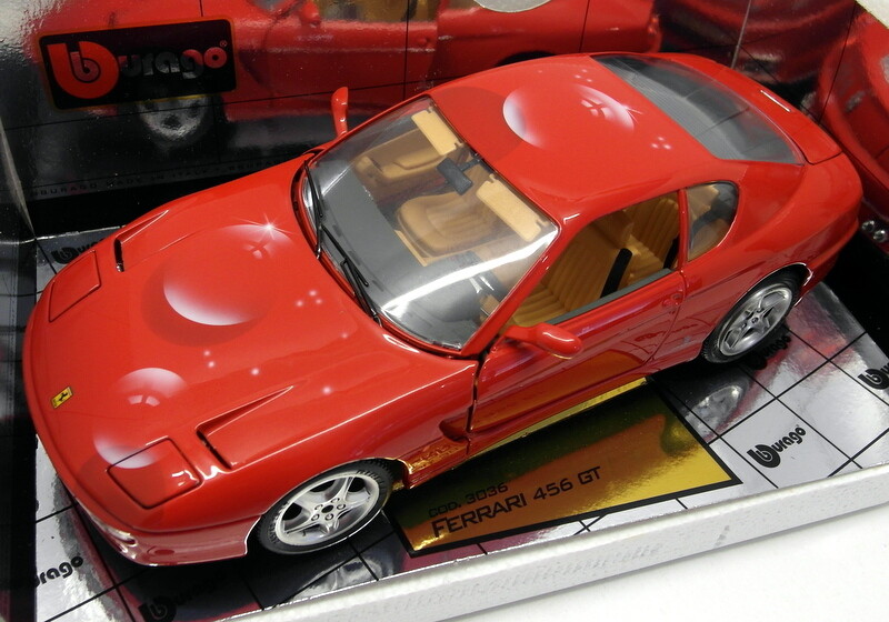 ブラーゴ　burago FERRARI 456GT ミニカー　1/18 Bburago 1:18 Ferrari 456 GT year 1992 dark purple metallic