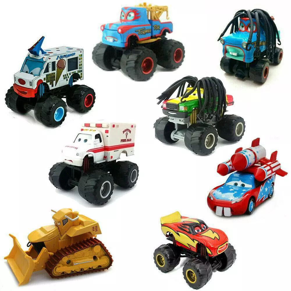 1 55 Deluxe Monster Truck Pixar Cars Toon Tormentor Dr.Feel Bad I Screamer