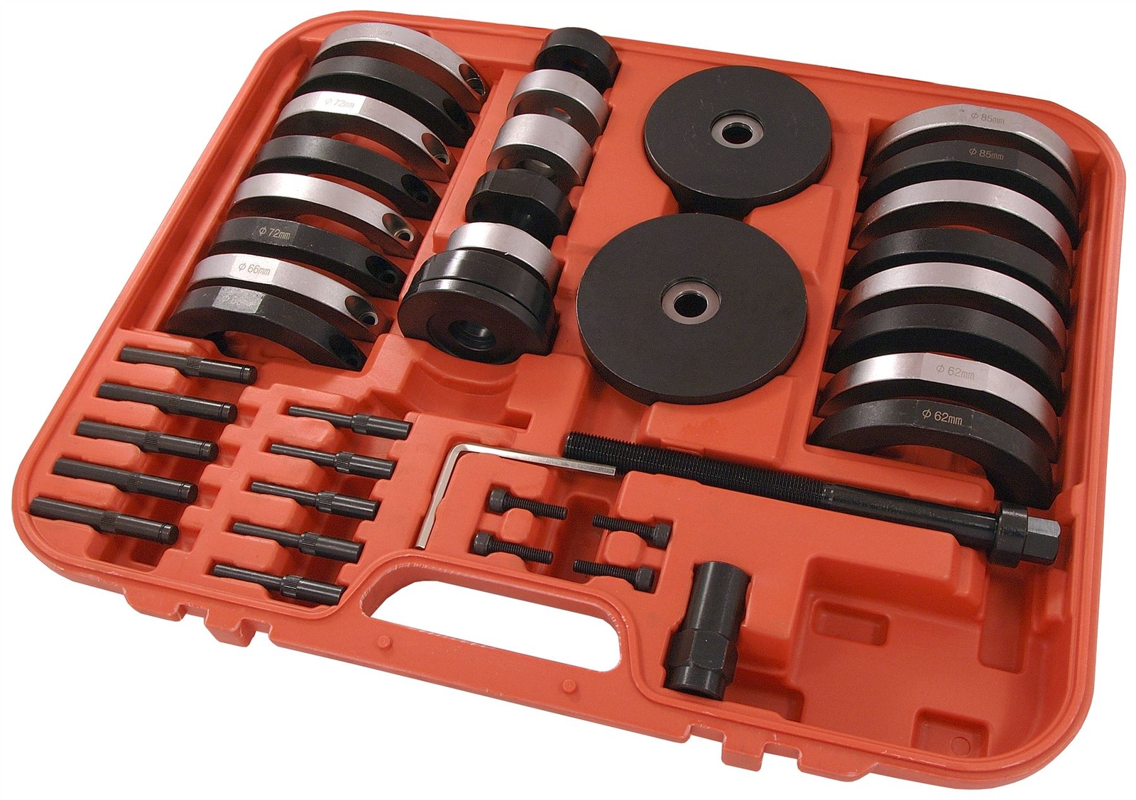 Audi & VW Wheel Bearing Tool Master Kit Removes And Installs 62,66,72 & 85mm Vag