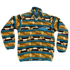Patagonia Synchilla Aztec Tribal Rare Fleece Pullover Women  s Medium