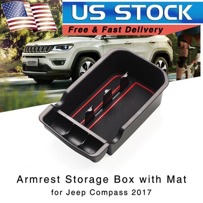 New Armrest Storage Box for VW Tiguan MK1 2009-2017 Central Console Glove Tray