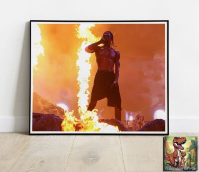 Travis Scott Foto/Poster bis 30 Zoll