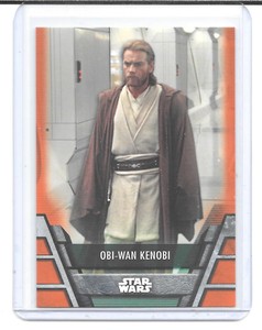 2020 Topps Star Wars Holocron Orange Parallel #JEDI-5 Obi-Wan Kenobi/99 | eBay