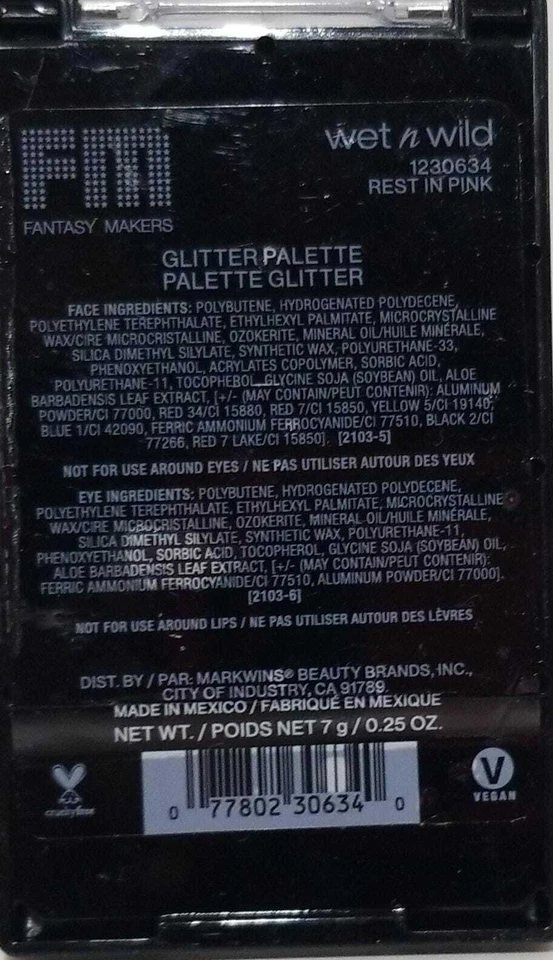 Fantasy Makers glitter Palette Glitter Glitter Wet N Wild Horrorscope (LOC BK-1) - Image 2 of 3