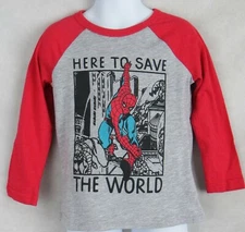 Marvel Spiderman Toddler Boys T-Shirt Officially Licensed Jumping Beans 