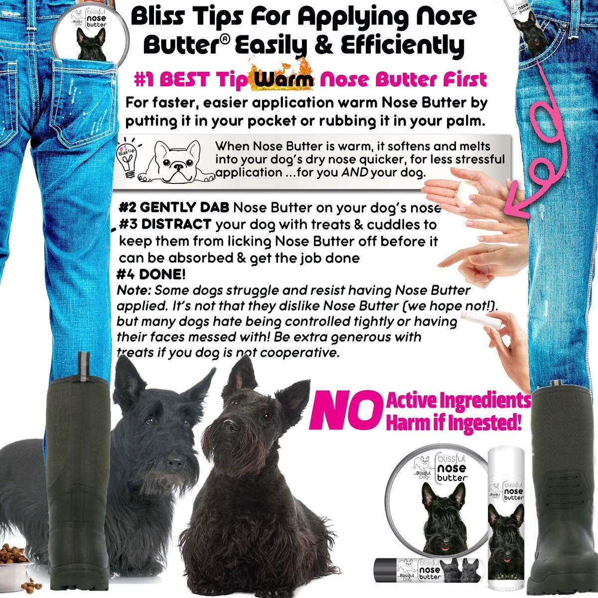 Scottish Terrier Nose Butter Moisturizes Rough, Dry Dog Noses All Natural