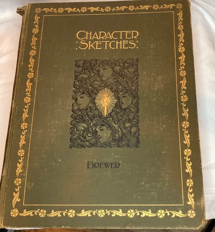 *SALE* ANTIQUE 1892 Character Sketches of Romance Fiction and the Drama Set of 4 - Image 4 of 4