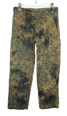 Unbranded Hose Herren W30/L29 Cargo Straight Fit Reißverschluss Fly Tarnfarbe - Bild 1 von 4