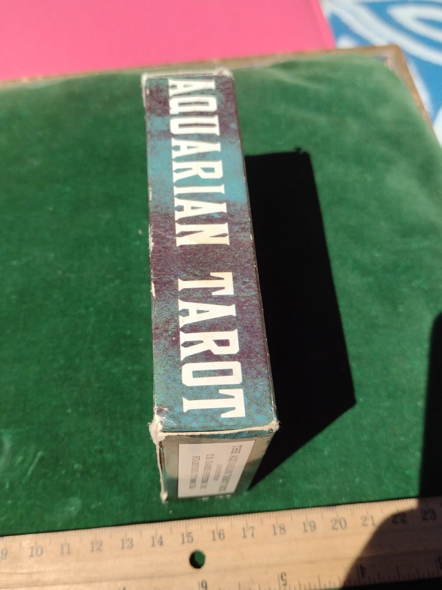 Vintage 1970 AQUARIAN The Fool TAROT CARDS X 78 MORGAN PRESS/US