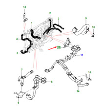 JAGUAR XE X760 Kühlsystem Kühlerventil T2H35947 NEU ORIGINAL
