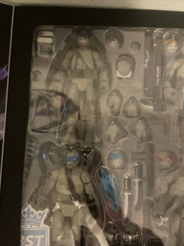 Teenage Mutant Ninja Turtles BST AXN TMNT Comic Black & White 4-Pack SDCC 2023 - Picture 4 of 9