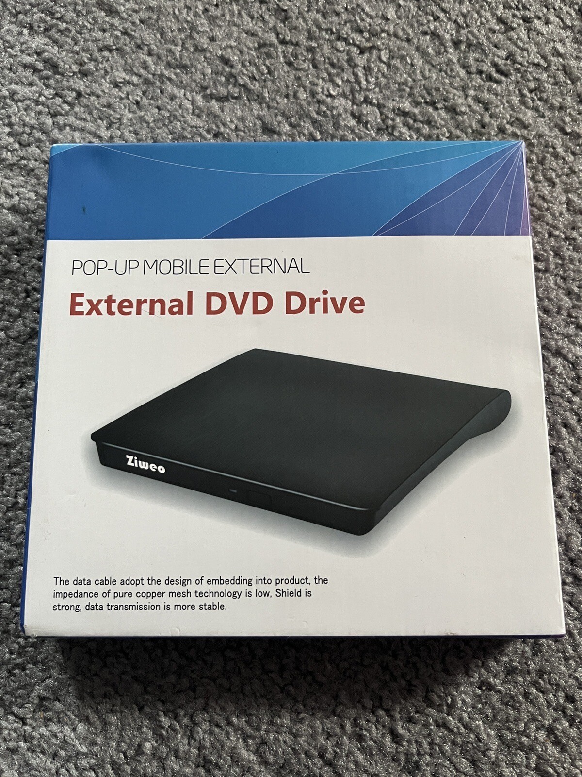 Ziweo Pop Up Mobile External DVD Drive USB 3.0 Portable eBay