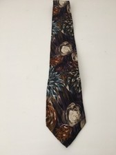 Chez Roffe New York 100 Silk Neck Tie Hand Finished In The USA Floral