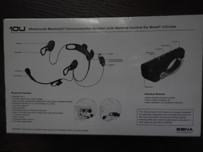 sena 10u for shoei j cruise helmet Motorcycle Bluetooth Communication System with Remote Control Neotec : Electronics free phone calls via Bluetooth connectivity Sena 10U For Shoei J-Cruise