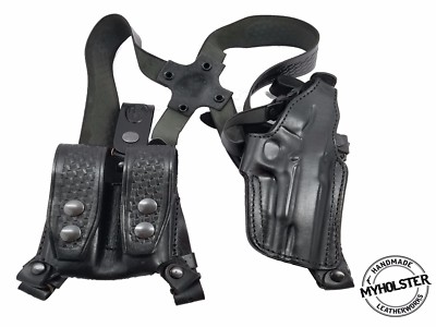 Shoulder Holster System with Double Mag Pouch for Smith & Wesson M&P 45 4.5''