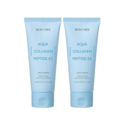 Dewytree Aqua Collagen Peptide EX Multi Cream 80ml*2Pcs - FREE SHIPPING