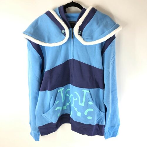 Dota 2 Crystal Maiden Womens Hoodie Jacket Cosplay Costume Full Zip Blue 3XL - Picture 1 of 4