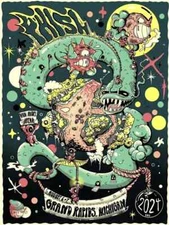 Phish Grand Rapids (2024) Cody Carpenter Regular Ed Van Andel Arena Poster Art