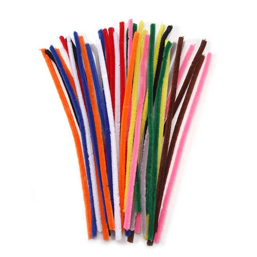 EXTRIc pipe cleaners- 100pc. pipe cleaner purple pipe cleaners-chenille  stems, pipe cleaners craft, fuzzy sticks