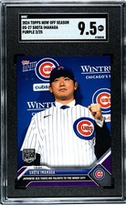 2/25 Shota Imanaga 2023 Topps Now OS27 PURPLE Rookie Free agent RC Cubs SGC 9.5