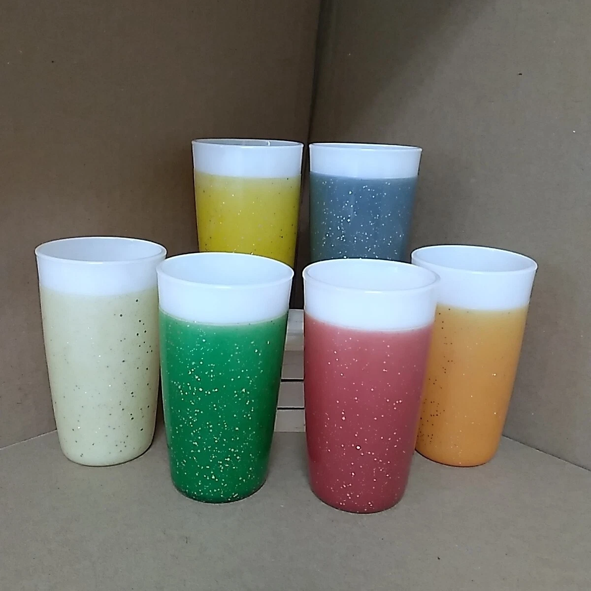 Glamalite Atomic Glitter Glasses Set Of 6