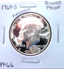 1969 SAN FRANCISCO KENNEDY SILVER HALF IN HIGH END PROOF CONDITION