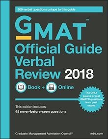 GMAT Official Guide Verbal Review 2018: 300 Verbal Quest... | Buch | Zustand gut