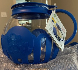 Ecolution Micro-Pop 3 Quart Microwave Popcorn Popper - Blue