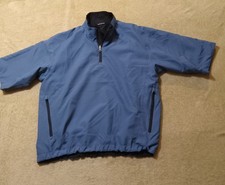 Zero Restriction Golf 1/4 Zip Short Sleeve Jacket Men  s XL Reversible Waterproof