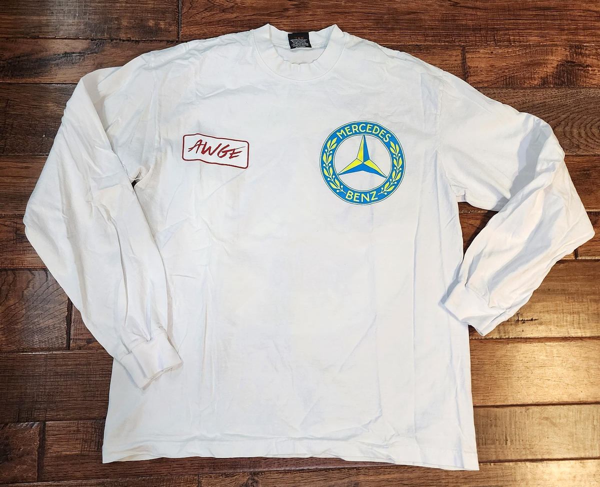 AWGE Mercedes Benz ASAP Rocky Size XL Long Sleeve T-shirt Tee