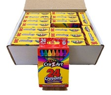 Teacher Classroom Pack Cra-Z-Art 24 Count Crayons Lot of 16 School Supplies