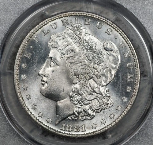 1881-S Morgan Dollar PCGS MS66 Great Reverse Color! #8FCD