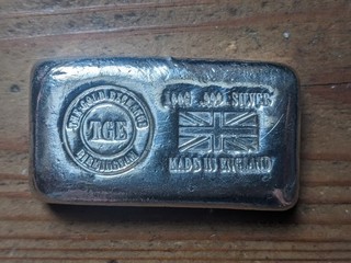 100g Bullion TGE 999 Fine Silver Bar. The Gold Exchange